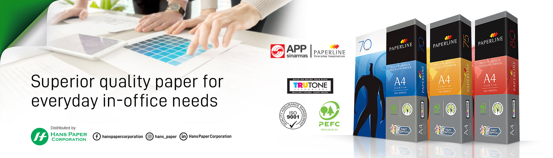 His Paper High-Quality Copy paper & Office Paper Distributor – Hans Paper Corporation