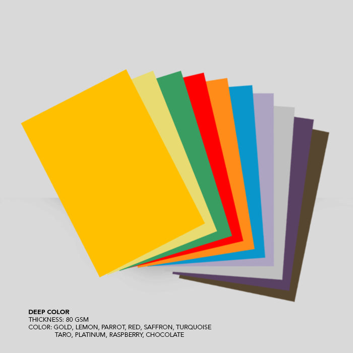 SPECTRA COLOR PAPER DEEP COLOR 80 GSM - Hans Paper Corporation